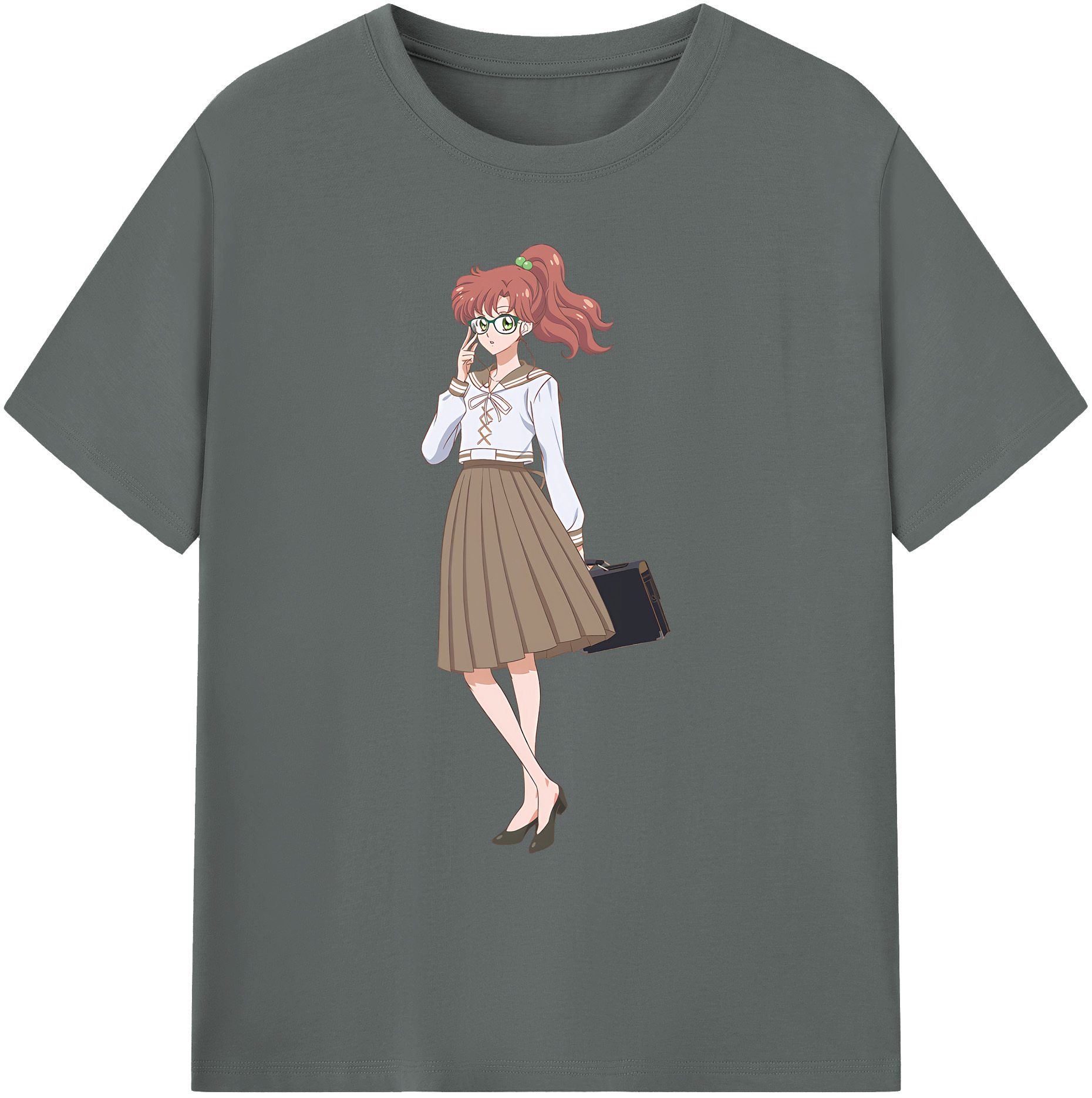 （画像用） 美少女戦士セーラームーン 木野 まこと きの まこと Sailor Moon Kino Makoto （セーラージュピター；Sailor Jupiter） 綿100％ メンズ半袖Tシャツ｜肌触りやわらか＆通気性